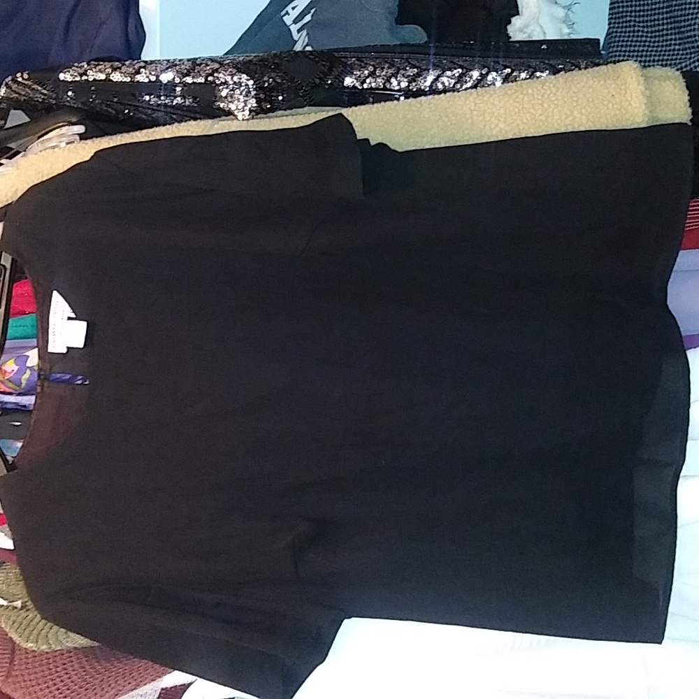 E.  Adrianna Papell black top